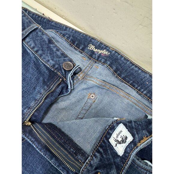 Wrangler Retro Mae Shelby Jeans Size 17 34 Actual 38X33 Wide Leg Trouser Stretch - Picture 9 of 16